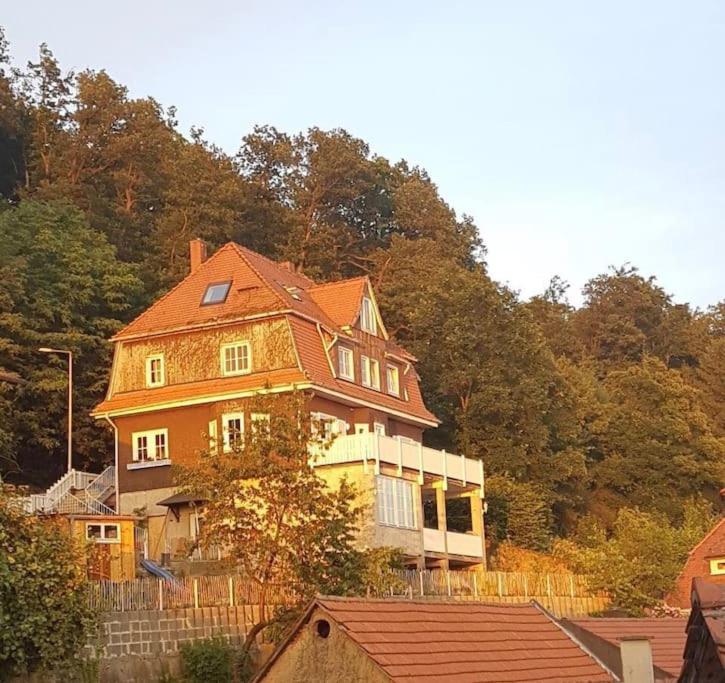 Waldheim Lindenfels Apartment Bagian luar foto